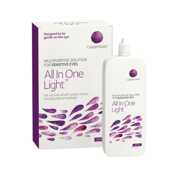 Product image of box and bottle of All in One Light 3x250ml